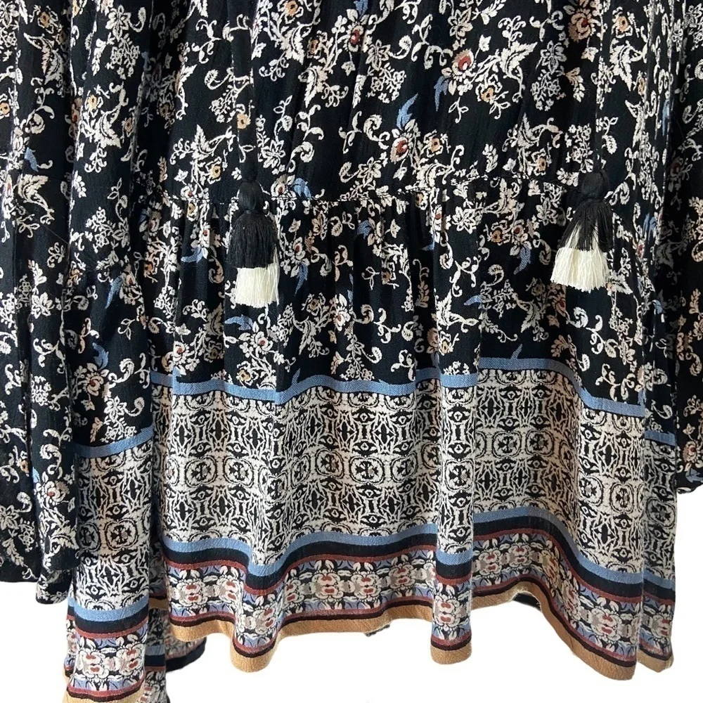 Anthropologie Raga Cold Shoulder Boho Tunic NWT